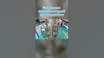 Multiple screw material counting and packaging machine #packagingmachine #machine #packingmachine
