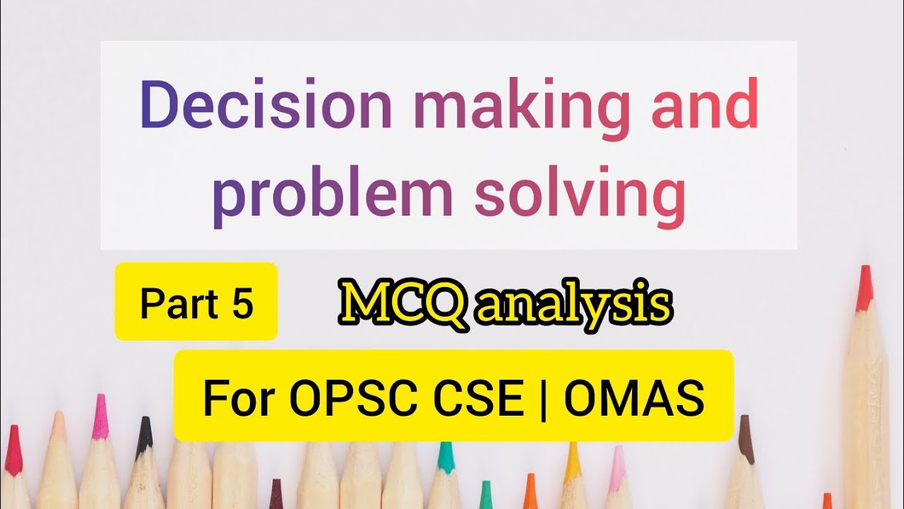 mcq on problem solving with answers