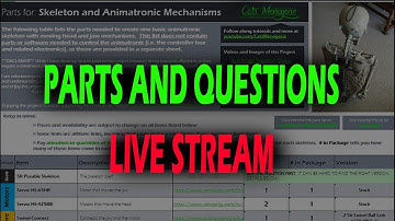Parts and Questions - Animatronic Skeleton FULL TUTORIAL