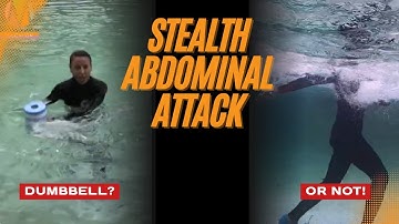 Aqua Instructor Tip - Wake up every muscle through the torso with 1 dumbbell and a swivel 💦🌟