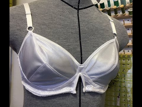 Adding a separator wire to a finished bra 