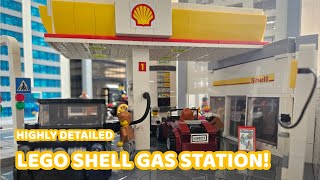 Watch Me Build The Ultimate Lego Shell Gas Station With Crazy Details