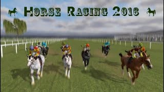 Horse Racing 2016 (PS4) | Season 1 - Race 5 | Hurdles Track Race Gameplay screenshot 3
