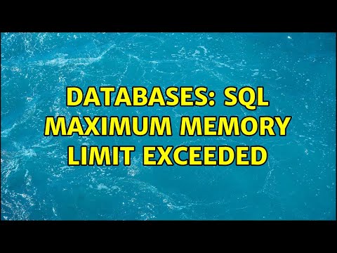 Databases: SQL maximum