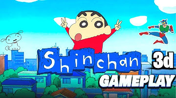 Sinchan 3d Open World Game 2023 HINDI | I Saved Shiro And Heroes !