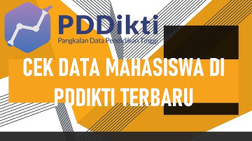 CEK DATA MAHASISWA dan ALUMNI di PD DIKTI TERBARU