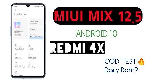 Redmi 4X: MiuiMix | ANDROID 10 | MMX Need for Speed | SANTONI Port | 21.1.6 Super Smooth, Gaming Rom