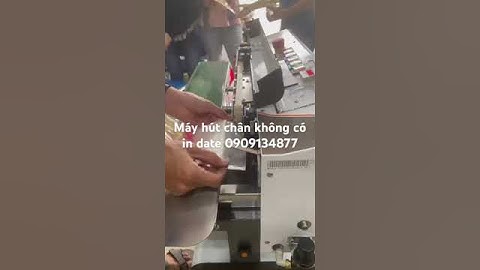 Máy hàn miệng bao hút chân không liên tục có đóng date LF1080,máy hút chân không túi bánh tráng trộn