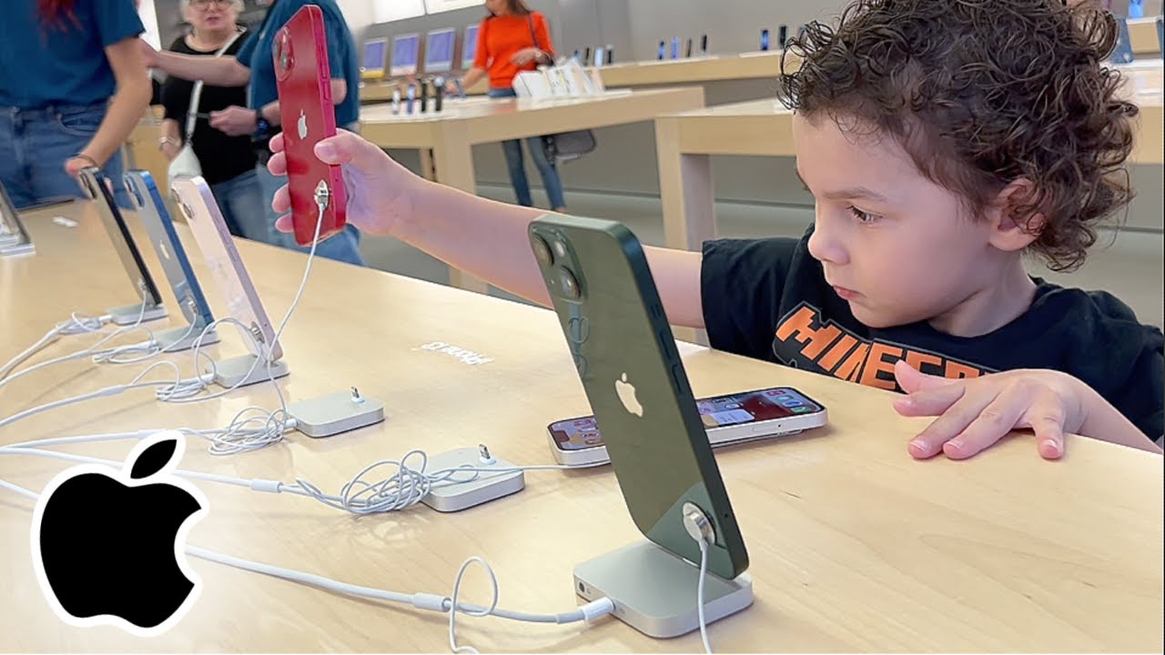 iPhone 14 Shopping Vlog at Apple Store iPhone 14 Plus Deep Purple