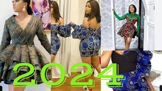 🔥🌹100+ Latest Stylish Ankara Short Gowns Ideas For Elegant Ladies /Most amazing styles/ 2024 designs