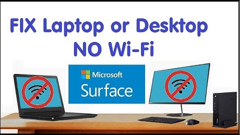 Fix Wi-Fi Internet NOT WORKING Microsoft Surface Pro Laptop Tablet (Windows 10 11 Studio 2 Book 3 Go