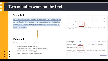 WEBINAR 001 - What I can do in 1 hour to improve my E+ application?