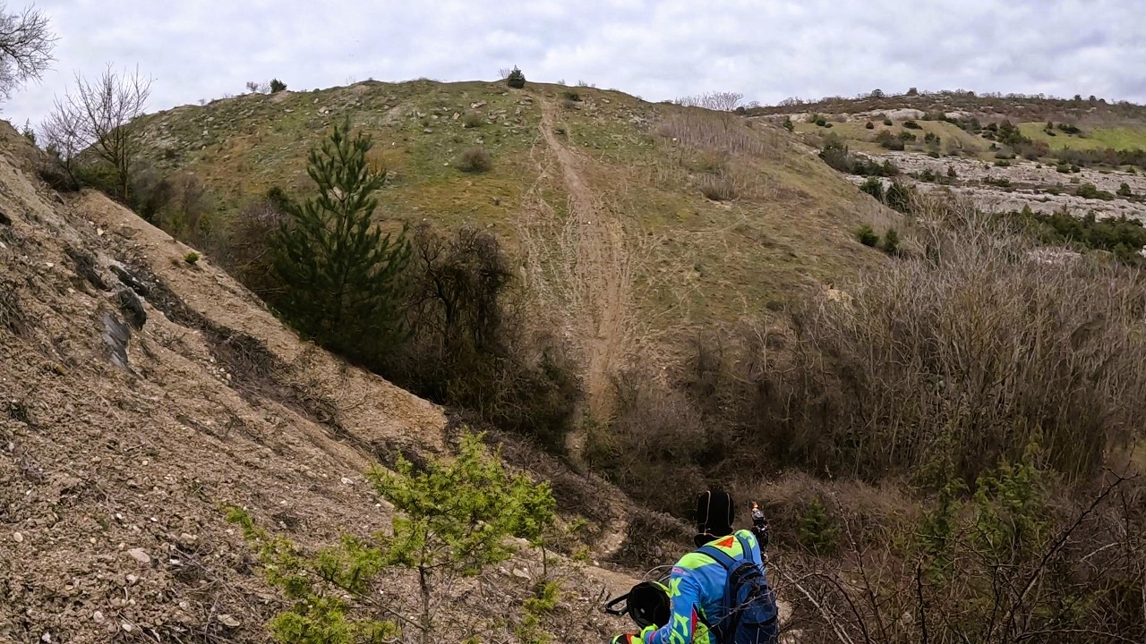 Эндуро прохват в карьер ч2 #gopro #enduro #moto