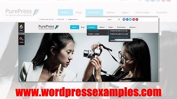 Purepress Responsive Wordpress Theme - Portfolio - Photography - PurePress