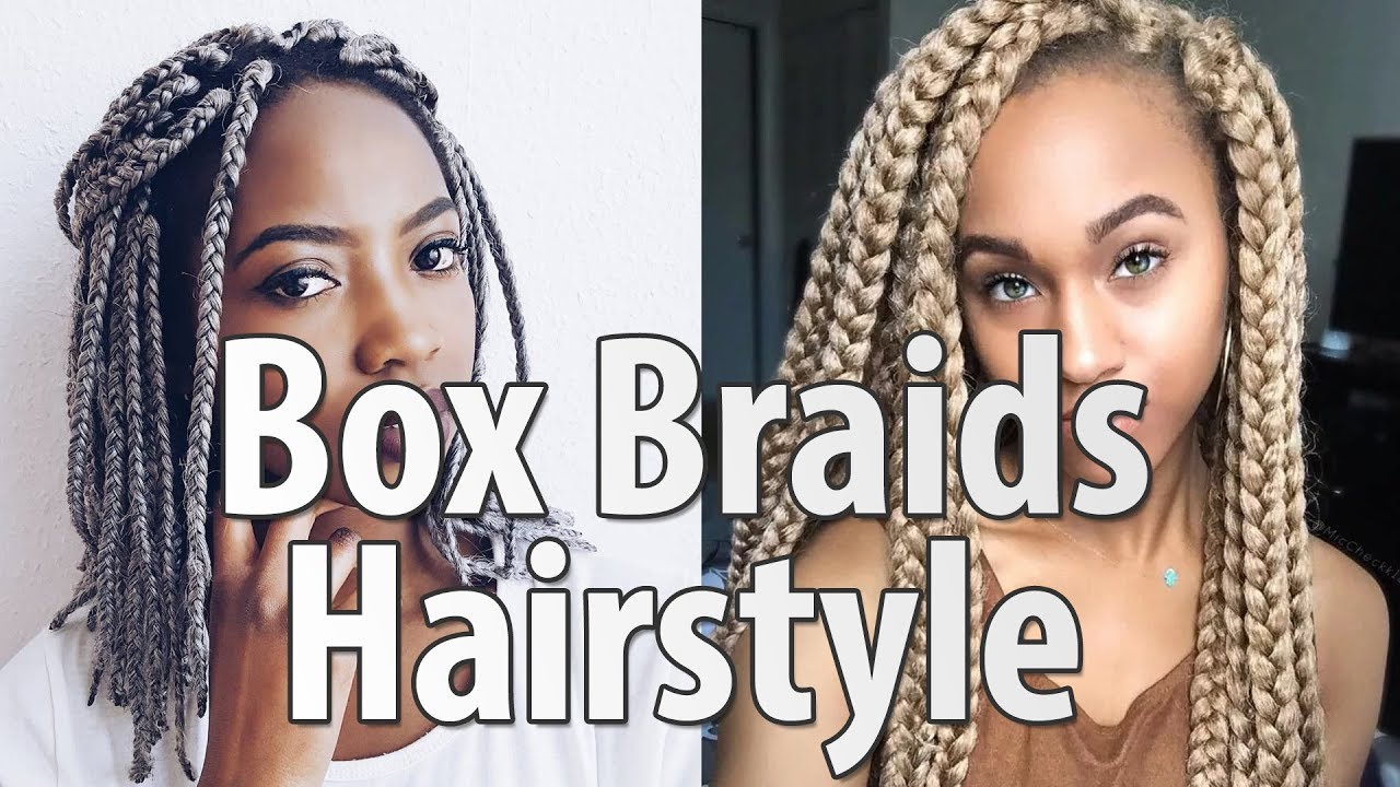 40 Box Braids Hairstyles for Women - YouTube