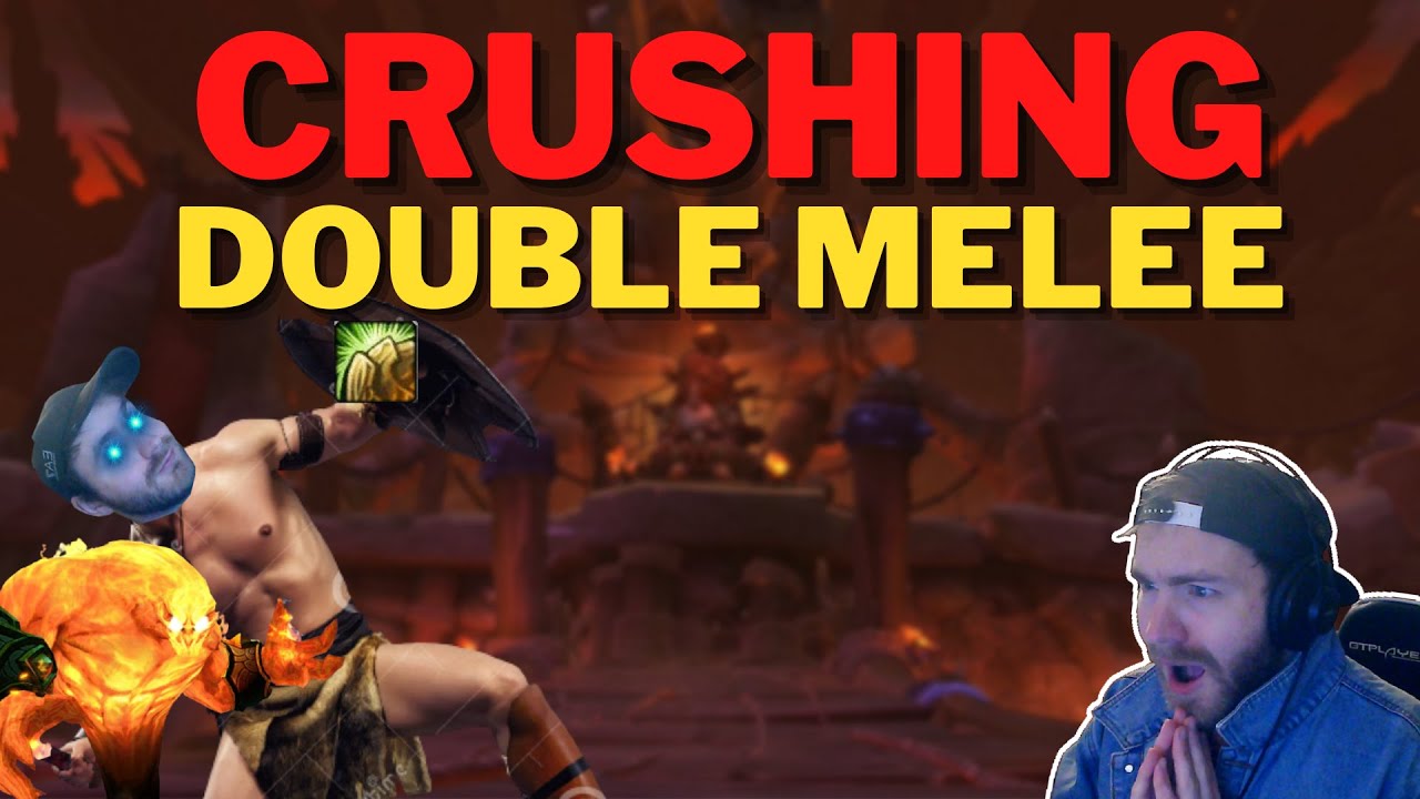 CRUSHING Double Melee!!! Elemental Shaman 3v3 Arena Commentary