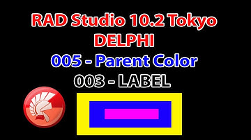 Rad Studio Delphi 003 Label - 005 Parent Color