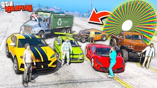 ГОНКА на РАНДОМНЫХ МАШИНАХ в GTA 5 RP!!