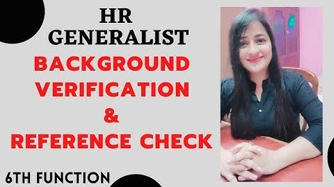 Background Verification | Reference Check in HR | HR Generalist #hrgeneralist #HR #readytogetupdate