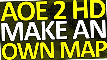 Age of Empires 2 How to Make A Map (Create A Scenario - AOE 2 HD)