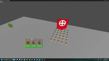 Godot RTS Hungarian Algorithm Formation Demo