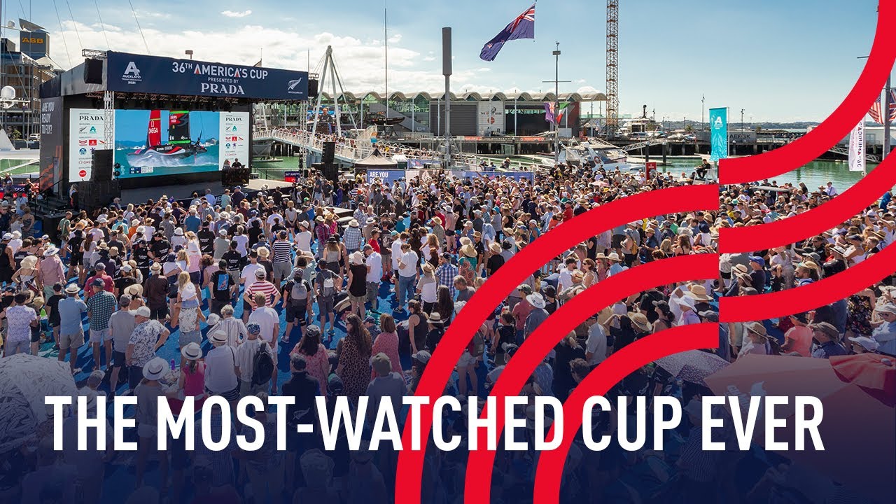 ⁣The Most Watched America's Cup Ever