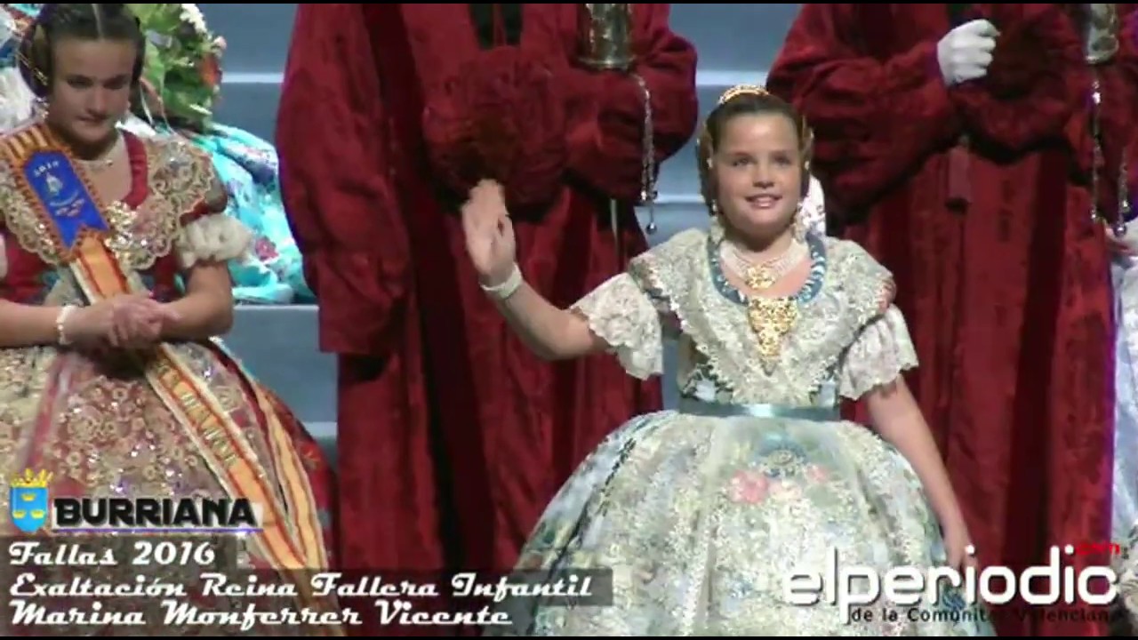 Burriana - Fallas 2016 - Exaltación RFI - Marina Monferrer