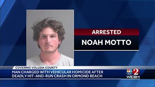 Man charged with vehicular homicide after deadly hit-and-run crash in Ormond Beach