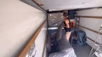 Time lapse of 17 foot box truck load and unload