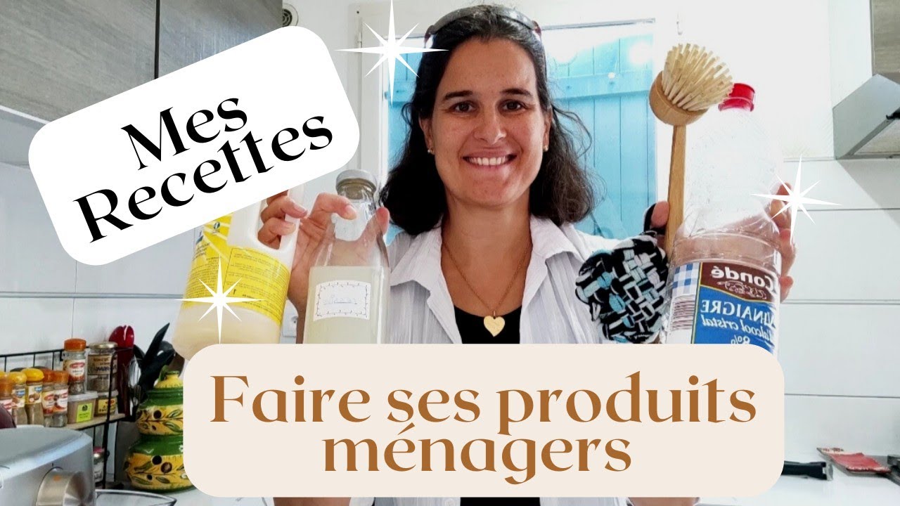 Faire ses produits ménagers maison - Marine is Cooking