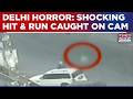 Delhi Horror: Shocking Hit &amp; Run On Cam | Speeding Vehicle Hits 25Yr-Old | Road Rage | Breaking News