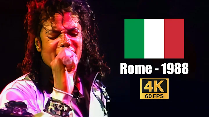 Michael Jackson | Rock With You - Live in Rome May 23rd, 1988 (4K60FPS)