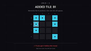 Which Tile Got Added - 12 Pattern Memory Rounds