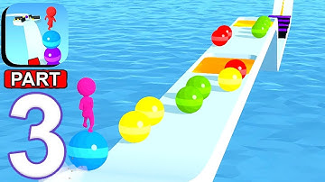 Stack Rider Game - Gameplay Walkthrough , All levels ( iOS , Android ) | Part 03