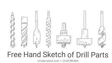 Free Hand Sketch/ Drill Holding Device