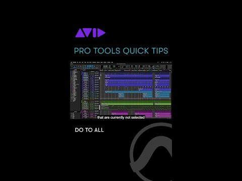 See how to use the “Do To All” feature in Pro Tools to apply settings to all tracks quickly