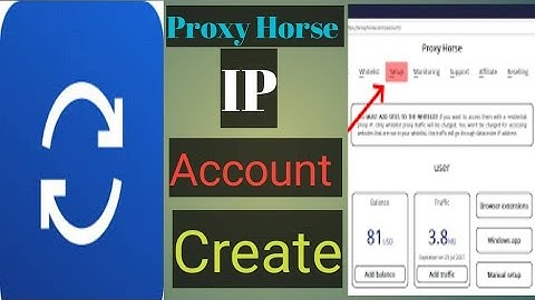 How to create proxyhorse account | How To Use Proxy Horse IP |  Craigslist IP | Creative IT Section