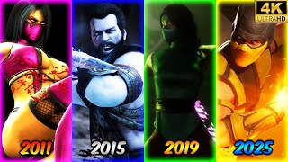 The Evolution Of X-Rays In Mortal Kombat 2011-2025 4K 60 Fps Mortal Kombat 9 - Mortal Kombat 1