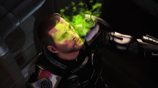 Commander Shepard takes huge fart from Aria T'loak