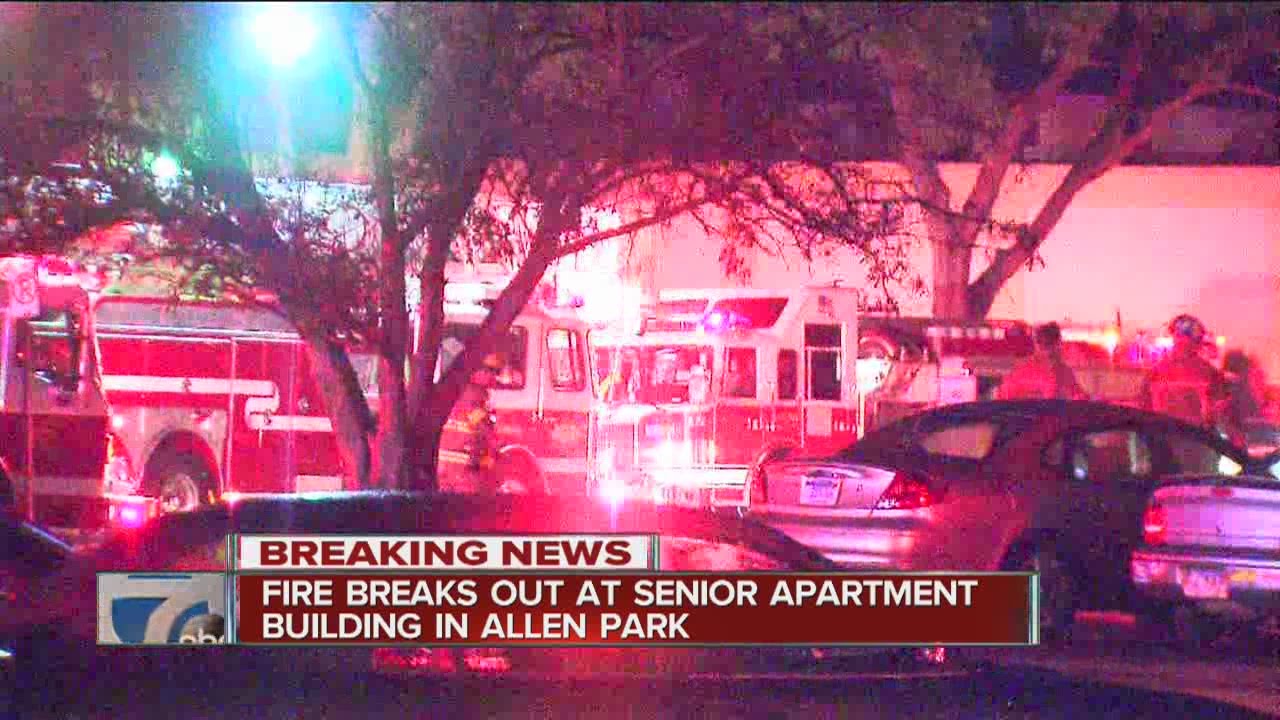 People injured in fire at Allen Park senior apartments YouTube