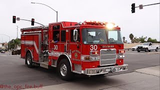 (Failure to yield) San Diego Engine 30 responding