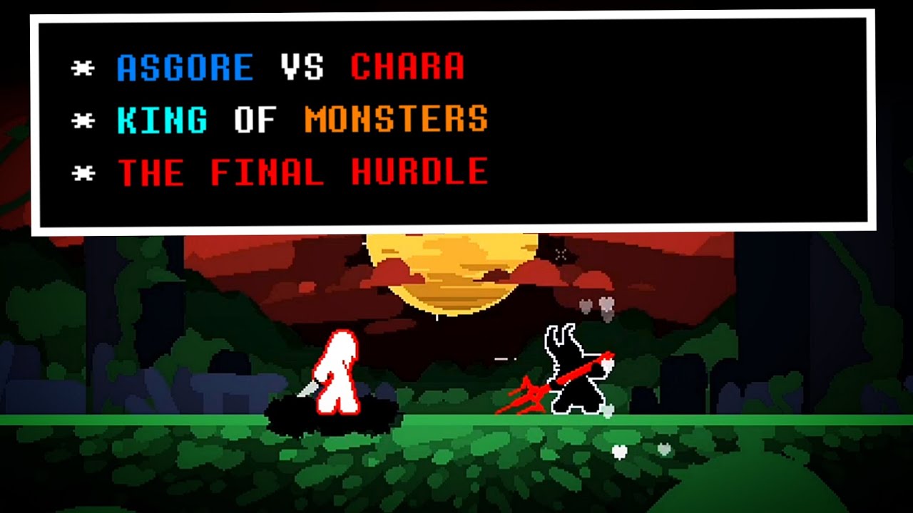 ASGORE VS CHARA (Yomi Hustle Fight Scene) [693/1000 Subscribers] [500 Sub Special]