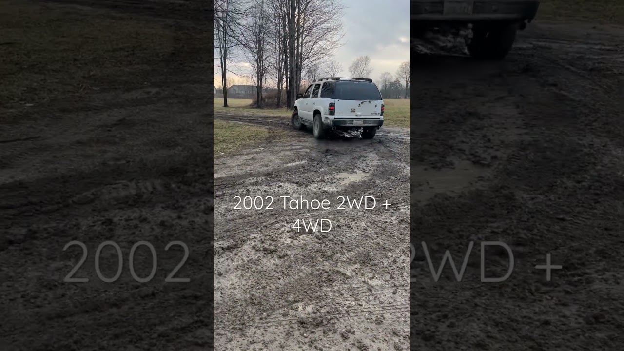 Chevrolet Tahoe 2WD + 4WD Mudding New Tires And Straight Pipe