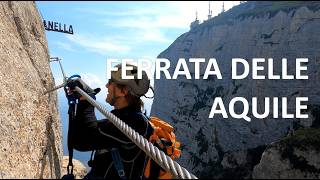 FERRATA DELLE AQUILE in SOLITARIA -  da Andalo a  Cima Paganella #defender #ferrata #montains