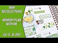 Memory Plan with Me || July 12-18 || Mini Recollections || Ft greendarnerdesigns and thestickerpatch