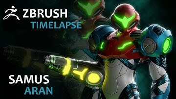 Samus Aran (Metroid Dread) | Zbrush Timelapse | Speed Sculpt