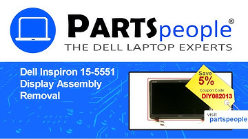 Dell Inspiron 15 5551 (P51F003) Display Assembly How-To Video Tutorial