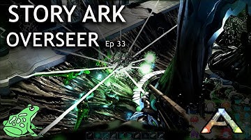 Gamma Tek Cave and Overseer Fight - Story Ark: The Island Ep 33 Gameplay