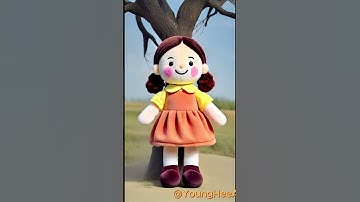 Squid Game Young-hee AI magically transform into a real doll? #squidgame #comedy