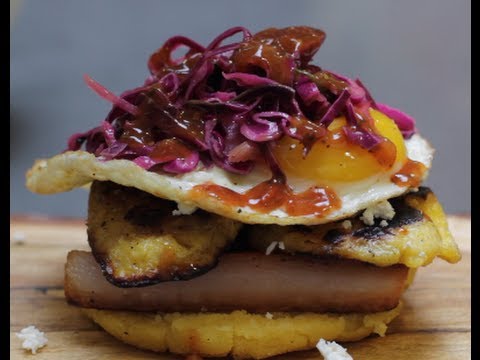 Bacon Steak and Fried Plantain Arepa +Special Guest | Pro Home Cooks